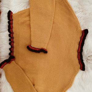 Yellow Detail Sweater